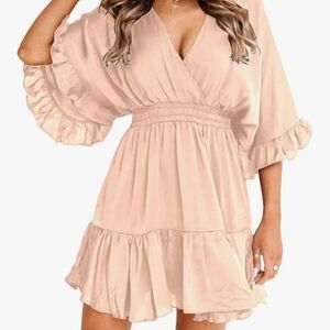 Elegant Cream Midi Dress